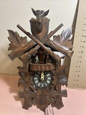 Vintage West Germany GUEISSAZ-JACCARD Cuckoo Clock  For Parts or repair. picture