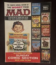 Vintage The Fourth Annual Edition Of The Worst From MAD Used No Comic Insert picture