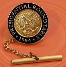 Tie Tack Mens Jewelry Presidential Roundtable 1994 Bill Clinton picture