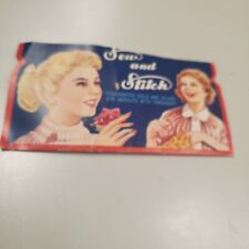 Vintage Sew and Stich Needle Book 1950s Housewives Vintage Advertising Packaging picture