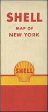 1950 SHELL OIL COMPANY Road Map NEW YORK Bronx Queens Long Island Ferry Routes picture