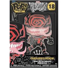 FUNKO POP PIN Marvel - Corrupted Venom Enamel Pin #18 NEW  picture