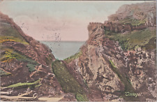 Valley Pathway Through Tintagel England Vtg Postcard CP331 picture