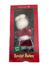 DEPARTMENT 56 ROCKIN ROLLERS SANTA SKIER Singing Animated w Box Works picture