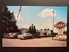 Postcard Parsippany NJ c1950s - The Harbor Restaurant - Old Cars picture