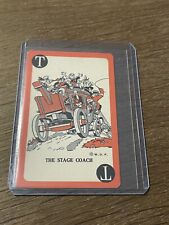 1939 WALT DISNEY PINOCCHIO “THE STAGE COACH” ROOKIE CARD WHITMAN DISNEYANA picture