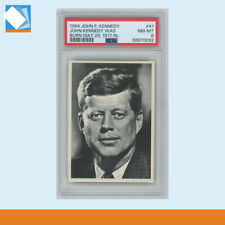 1964 Topps John F Kennedy #41 PSA 8 NM-MT JFK Headshot Born May POP 7 - 1 Higher picture