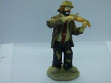 Collectable figure Emmitt Kelly Jr. Clown w/ violin signature collection Fambr picture