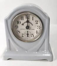 Westinghouse Alarm Clock Automatic Electric Range Grey Porcelain Enamel 1920's picture
