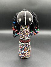 Vintage African Ndebele Tribal 6” Beaded Doll South Africa Folk Art Fertility picture