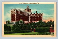 Virginia Beach VA-Virginia, The Cavalier Hotel Vintage Souvenir Postcard picture