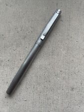 Vintage 1970s FEND Matte Brushed Silver Medium Fountain Pen For Repair picture