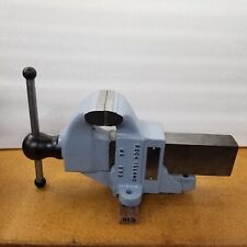 RESTORED VINTAGE Rare 1951 ROCK ISLAND 593 BENCH VISE 4 Inch Jaws 43 Lbs USA  picture