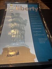 President Donald Trump Signed Statue Of Liberty Poster W/coa Rare picture