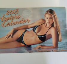 Hooters Calendar Girls 2003 New 11” x 17” 20th Anniversary USA - With Writing picture