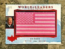 Joe Biden Decision 2020 World Leaders Flag Patch (Pink Variation) #WL99 RED 1/1 picture