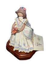 Vtg Gifina Hand Sculpted Faceless Muneca Figure Dominican Republic Flower Girl picture
