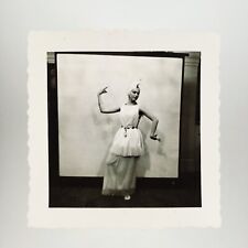 Egyptian Pose Dancer Woman Photo 1950s Dancing Woman Model Dance Photoshoot H965 picture