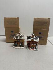 Vintage Avon Gift Collection Winter Village Sweet Shope and Home Sweet Home picture