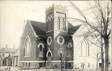 Mitchell SD Congregational Church 1909 Used Real Photo Postcard picture