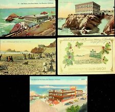 FIVE  San Francisco, CA, CLIFF HOUSE Postcards -AA-17 picture