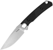 Kershaw Steppe Black Polymer D2 Steel Fixed Blade Knife w/ Belt Sheath 2048 picture