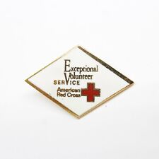Exceptional Volunteer Service American Red Cross Pin Lapel Enamel Collectible picture