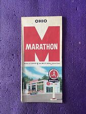 Vintage Marathon Road Map Ohio picture