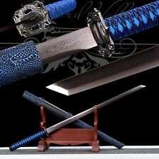 98cm Handmade Katana/Pattern Steel/Battle Ready/Combat Sword/High-Quality Blade picture