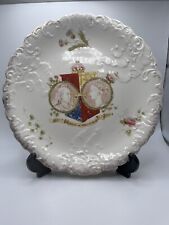 2 Pcs Allertons 9” Queen Victoria Diamond Jubilee 1837-1897 Commemorative Plates picture