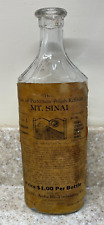 Vintage MT. SINAI POLISH-REFINISH Bottle from Brockton, Mass picture