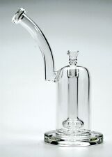 10 Inch Matrix Showerhead (Clear) Thick Premium Quality Water Pipe Bubbler Bong picture
