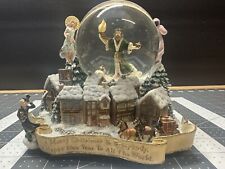 Charles Dickens Heritage Oh Holy Night Musical Snow Globe Xmas Westland 9714 picture