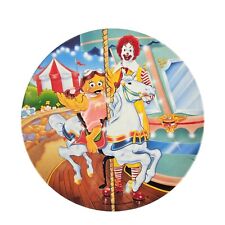 Vtg 1993 McDonald's Ronald McDonald & Birdie Plate Merry Go Round Carnival 9.5