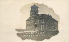 1908 Dekalb Frame like School House Maysville Missouri RPPC real photo 6281 picture