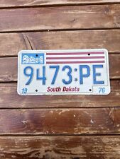 1976 South Dakota License Plate picture