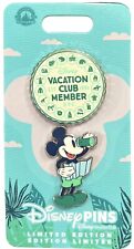 Disney Parks 2024 DVC Member Mickey Exploring 2 Pc. Pin Set Vacation Club LE NEW picture