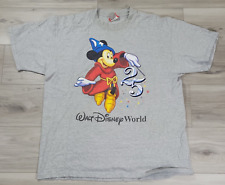 Disney T-Shirt Unisex XL Gray Mickey Mouse Cotton picture