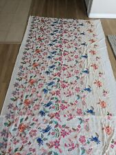 Embroidered Sheer Flower Fabric 56