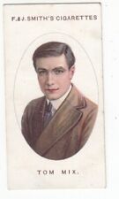 TOM MIX 1920 F & J Smith Cinema Stars #11 Silent Film Movie Card picture