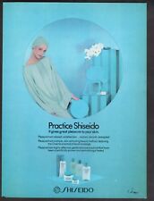 Vintage advertising print Fashion Ad skin care Practice Shiseido pleasure 1981 picture