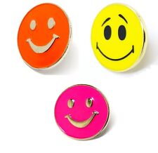 TaRa Smile Face Happy Sun Brooch Secret Pin Badge Enamel Metal Novelty Gift New picture