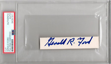 Gerald R FORD Cut PSA/DNA Certified Authentic Auto picture