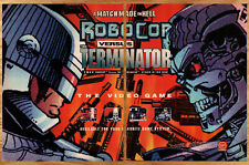 RoboCop Versus Terminator Virgin vs - 2 Page Game Print Ad Poster Promo 1993 picture