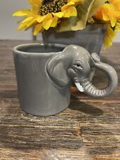 VINTAGE Bergschrund Seattle Gray Elephant Mug 1987 Cute 🐘🐘 picture