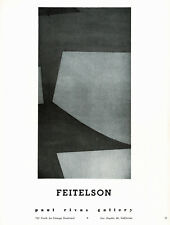1960s Vintage Lorser Feitelson Hard Edge Art Original Print Ad picture