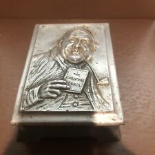 Very Rare Antique Sand Cast Aluminum/Charles Dickens Box From England picture