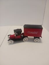 Coastal 1918 Ford Runabout Tractor Trailer Toy Bank, 1999 Ertl VTG, Mint,# 2409U picture