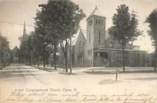 Congregational Church 1906 Elyria OH Rotograph VTG P117 picture