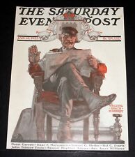 1923, JAN 13, OLD SATURDAY EVENING POST MAGAZINE COVER, WALTER B. HUMPHREY ART picture